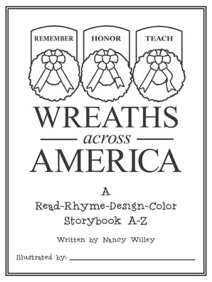 COLORING BOOK: WAA Read-Rhyme-Design-Color A-Z Storybook