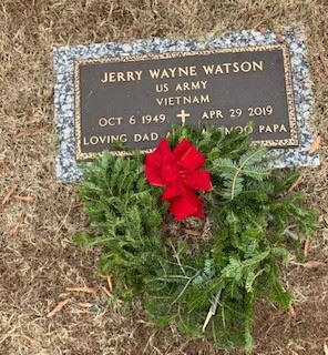 <i class="material-icons" data-template="memories-icon">stars</i><br/>Jerry Wayne Watson, Army<br/><div class='remember-wall-long-description'></div><a class='btn btn-primary btn-sm mt-2 remember-wall-toggle-long-description' onclick='initRememberWallToggleLongDescriptionBtn(this)'>Learn more</a>