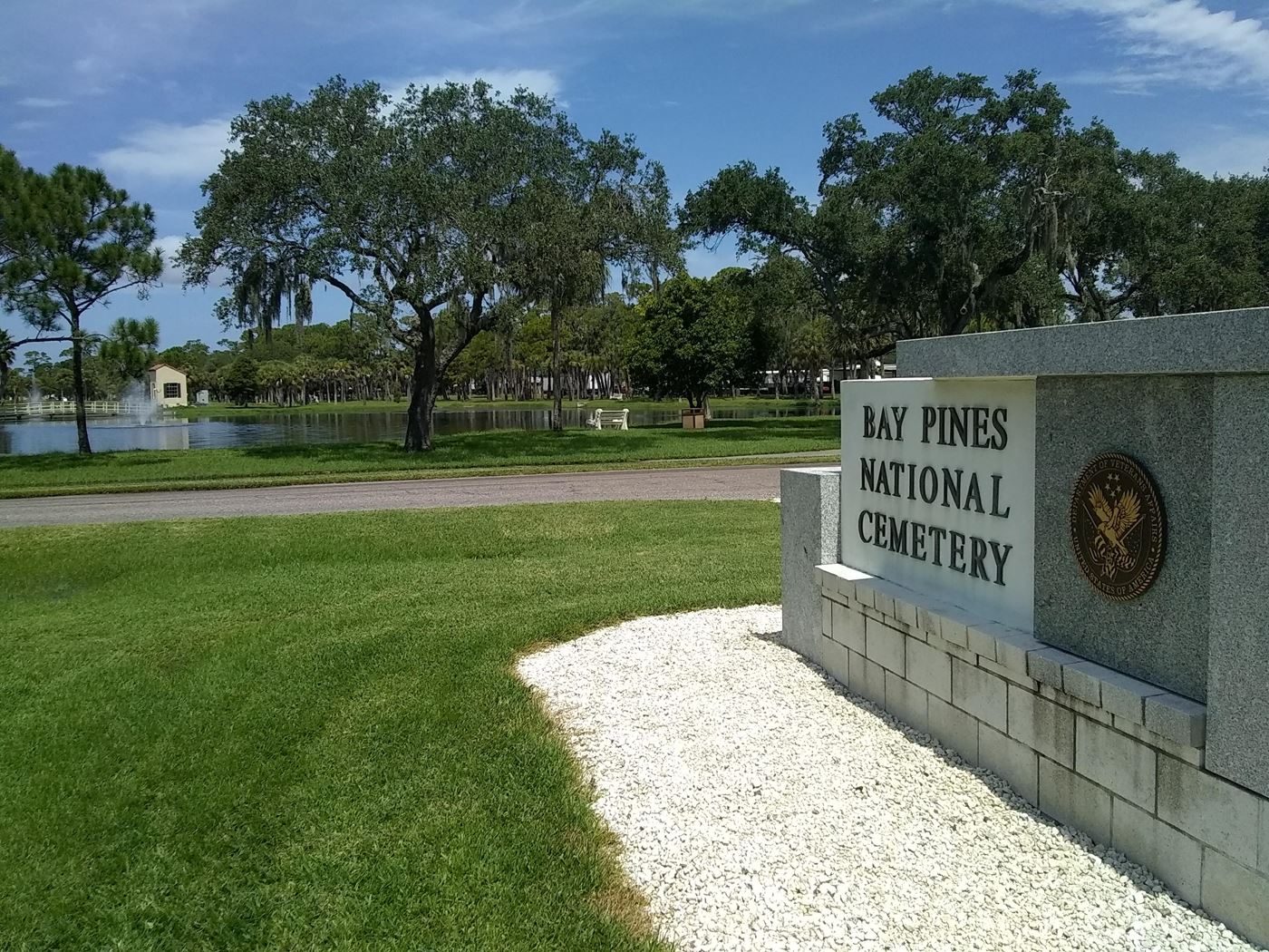 Bay Pines National Cemetery is located in St. Petersburg, Fl.