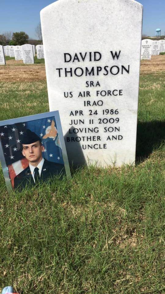 <i class="material-icons" data-template="memories-icon">account_balance</i><br/>David W Thompson, Air Force<br/>Posted by: Lesley Villare<br/><div class='remember-wall-long-description'>
  With every year that passes its harder to be here without you. You are truly missed by all.</div><a class='btn btn-primary btn-sm mt-2 remember-wall-toggle-long-description' onclick='initRememberWallToggleLongDescriptionBtn(this)'>Learn more</a>