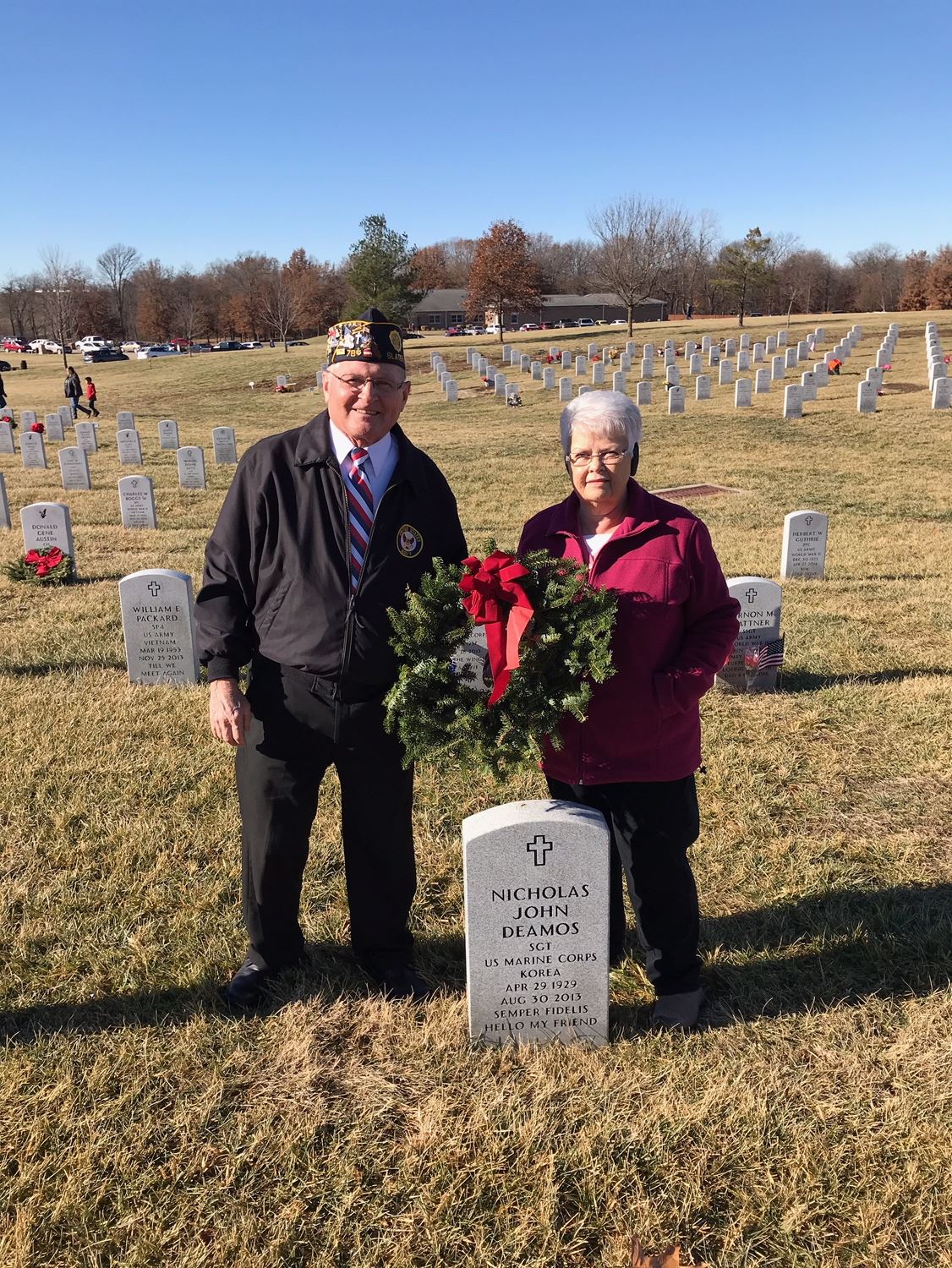 Charlie and Brenda Guthrie,  Supporters of WAA at Higginsville Veterans Cemetery