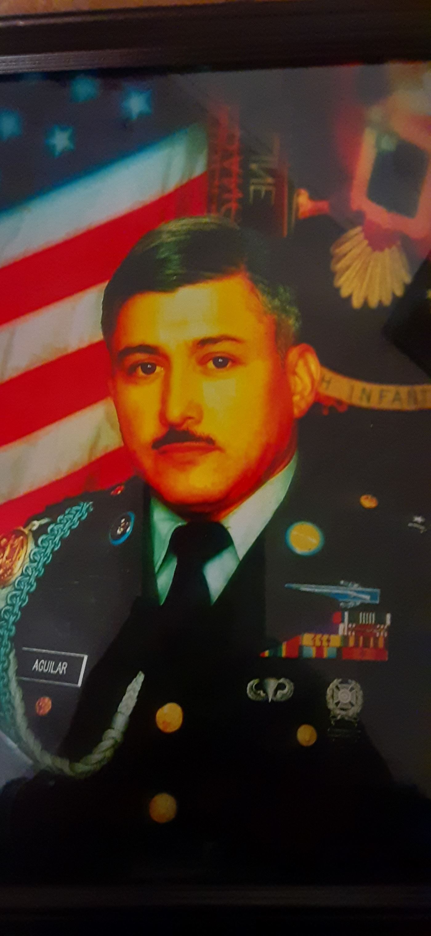 <i class="material-icons" data-template="memories-icon">stars</i><br/>Octaviano  Aguilar, Army<br/>Posted by: Michelle Aguilar-Brown<br/><div class='remember-wall-long-description'>SFC Octavian Aguilar My loving father and the best grandfather ever. A true All American 101st Airborne 1967 to 1991</div><a class='btn btn-primary btn-sm mt-2 remember-wall-toggle-long-description' onclick='initRememberWallToggleLongDescriptionBtn(this)'>Learn more</a>