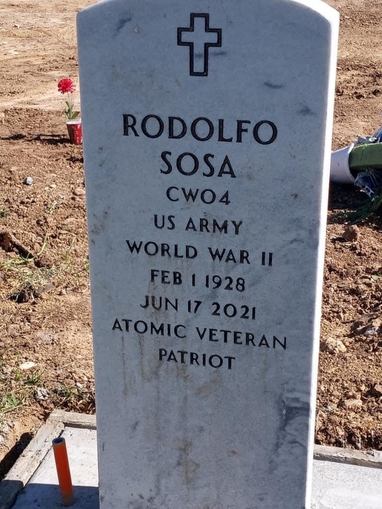 <i class="material-icons" data-template="memories-icon">stars</i><br/>Rodolfo Sosa, Army<br/><div class='remember-wall-long-description'>CWO4 RODOLFO SOSA
US ARMY
A GREAT FATHER AND SOLDIER</div><a class='btn btn-primary btn-sm mt-2 remember-wall-toggle-long-description' onclick='initRememberWallToggleLongDescriptionBtn(this)'>Learn more</a>