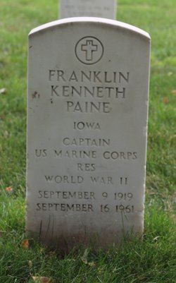 <i class="material-icons" data-template="memories-icon">message</i><br/>Franklin Paine, Marine Corps<br/><div class='remember-wall-long-description'>Wish I could have known you, but you died when I was a little girl. One of your great-granddaughters was born 2 years ago, and she has the same cleft in her chin just like yours! The first time it's ever showed up.
 I miss you every day.</div><a class='btn btn-primary btn-sm mt-2 remember-wall-toggle-long-description' onclick='initRememberWallToggleLongDescriptionBtn(this)'>Learn more</a>