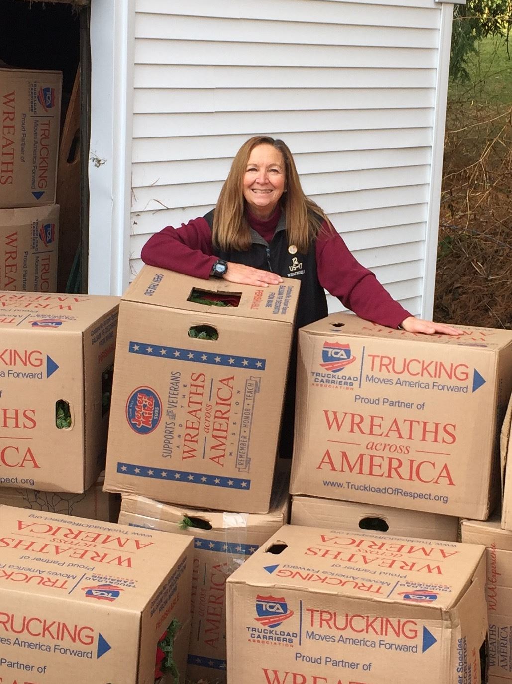 Received our wreaths