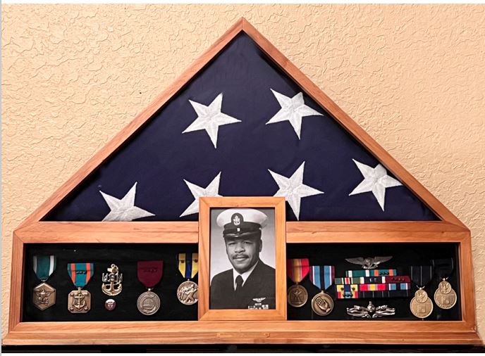 <i class="material-icons" data-template="memories-icon">chat_bubble</i><br/>John S. Jefferson, Navy, E7 Chief<br/>Posted by: Karen Y.Jefferson (wife)<br/><div class='remember-wall-long-description'>You were proud to serve your country, community and family making a positive impact on all.</div><a class='btn btn-primary btn-sm mt-2 remember-wall-toggle-long-description' onclick='initRememberWallToggleLongDescriptionBtn(this)'>Learn more</a>