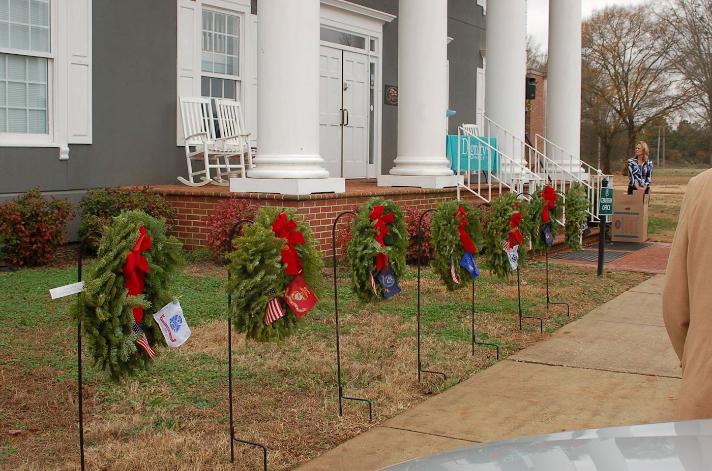 Seven ceremonial wreaths to honor all who have served.