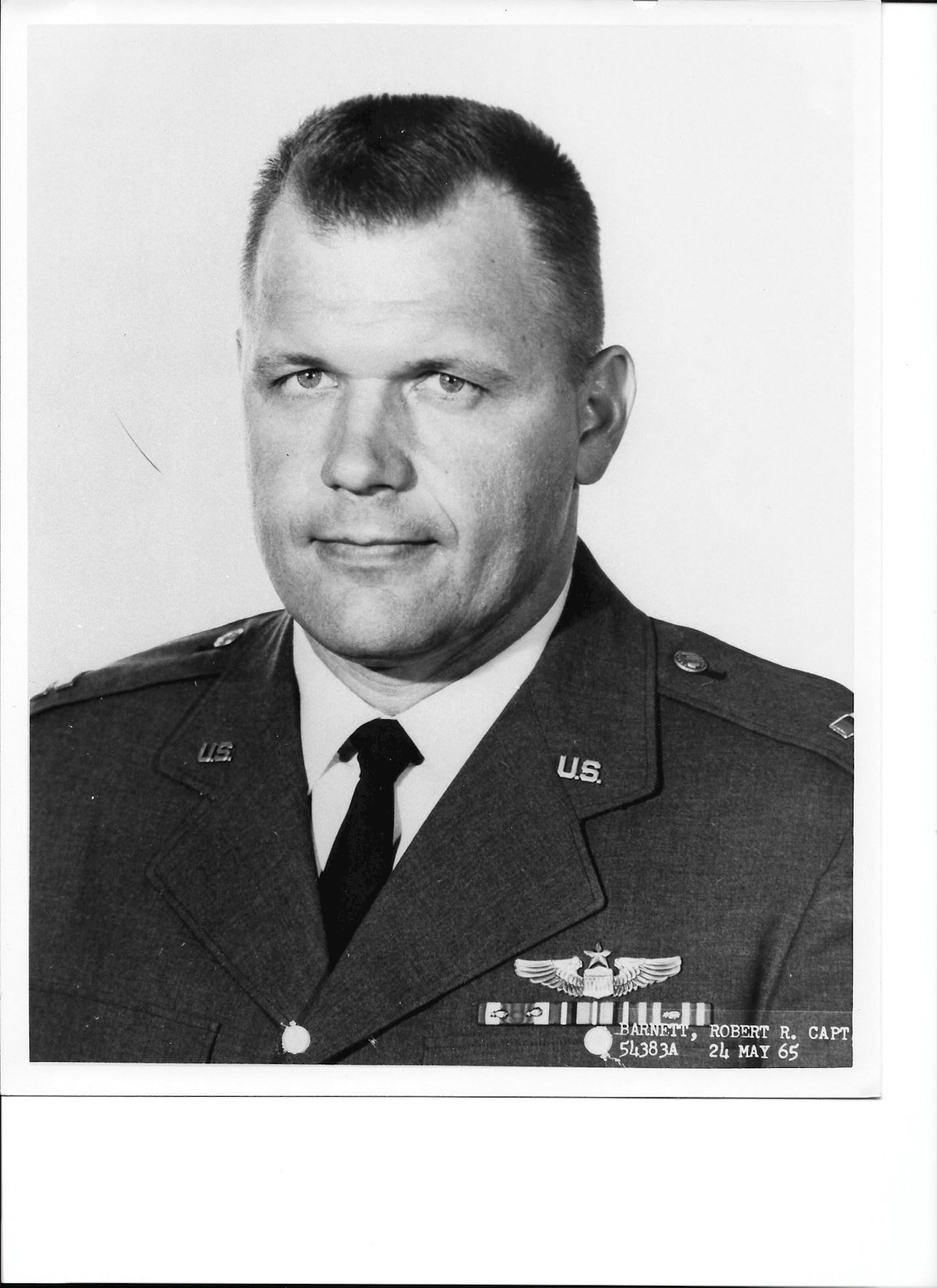 <i class="material-icons" data-template="memories-icon">account_balance</i><br/>Robert Russell Barnett, Captain<br/>Posted by: Debra Coffey<br/><div class='remember-wall-long-description'>Captain Robert Russell "Bear" Barnett, USAF KIA NR, April 7, 1966 Repatriated April 7, 2017, Texas State Cemetery. #neverforgotten</div><a class='btn btn-primary btn-sm mt-2 remember-wall-toggle-long-description' onclick='initRememberWallToggleLongDescriptionBtn(this)'>Learn more</a>