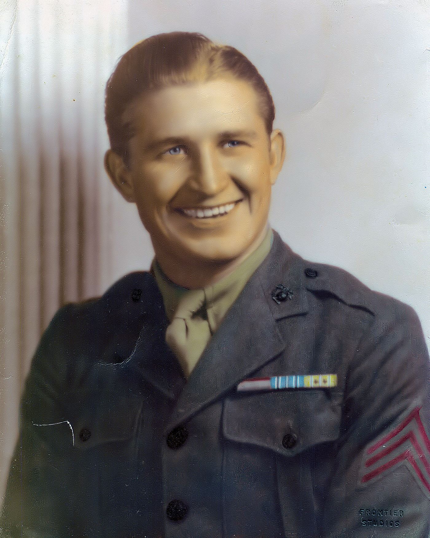 <i class="material-icons" data-template="memories-icon">stars</i><br/>Edward Goulder, Marine Corps<br/><div class='remember-wall-long-description'>Miss you Daddy! Thank you for serving in honor of our country in World War II. You were always admired for your integrity, bravery and being an excellent role model.</div><a class='btn btn-primary btn-sm mt-2 remember-wall-toggle-long-description' onclick='initRememberWallToggleLongDescriptionBtn(this)'>Learn more</a>