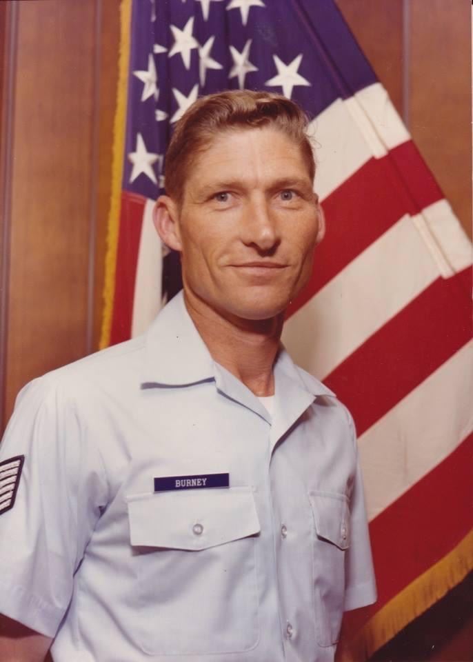 <i class="material-icons" data-template="memories-icon">account_balance</i><br/>James A. Burney, Air Force, Master Sargent<br/>Served from 1955 to 1977<br/>Posted by: Christine Madden<br/><div class='remember-wall-long-description'>
  Forever our hero!</div><a class='btn btn-primary btn-sm mt-2 remember-wall-toggle-long-description' onclick='initRememberWallToggleLongDescriptionBtn(this)'>Learn more</a>