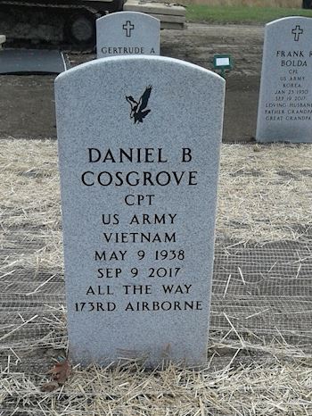 <i class="material-icons" data-template="memories-icon">card_giftcard</i><br/>Daniel Barnes Cosgrove, Army<br/><div class='remember-wall-long-description'>To my Uncle, who lived his oath to serve his Country.</div><a class='btn btn-primary btn-sm mt-2 remember-wall-toggle-long-description' onclick='initRememberWallToggleLongDescriptionBtn(this)'>Learn more</a>