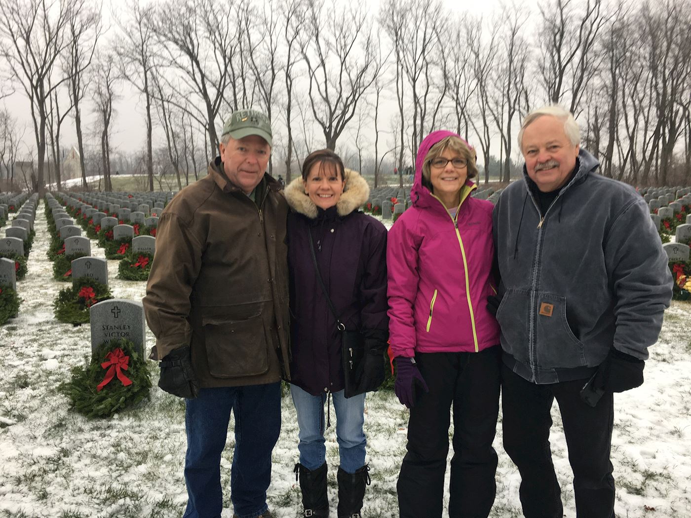 A few CVCC members that participated in the "placing" of the wreaths in 2016.