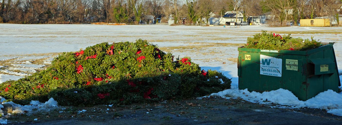 Wreaths are all collected.