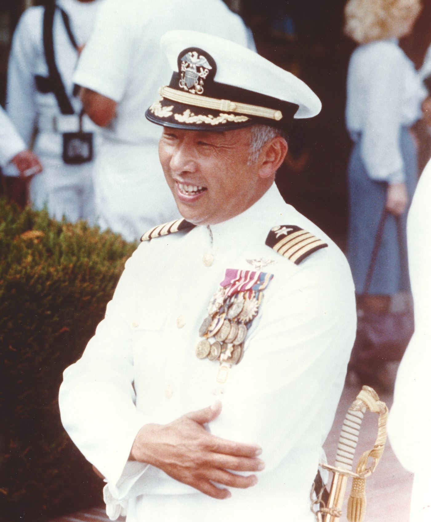 <i class="material-icons" data-template="memories-icon">cloud</i><br/>Gordon Nakagawa, Navy, Captain<br/>Posted by: Kathy Takayama<br/><div class='remember-wall-long-description'>Honoring Captain Gordon Nakagawa, USN Retired, Aviator, POW, and community leader.</div><a class='btn btn-primary btn-sm mt-2 remember-wall-toggle-long-description' onclick='initRememberWallToggleLongDescriptionBtn(this)'>Learn more</a>