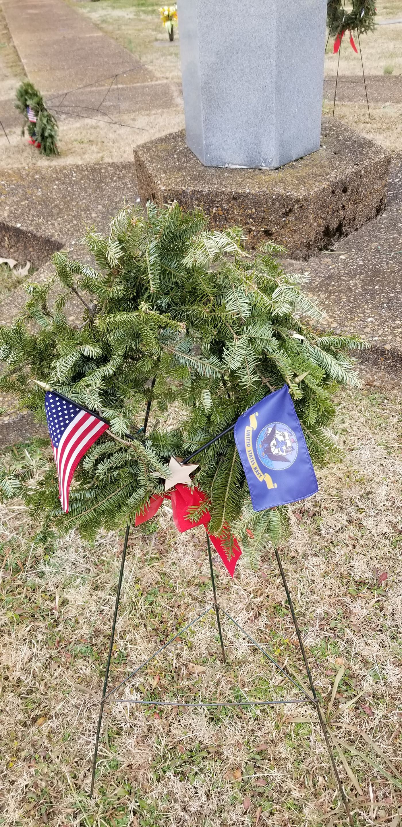 Ceremony Wreath for United States Navy