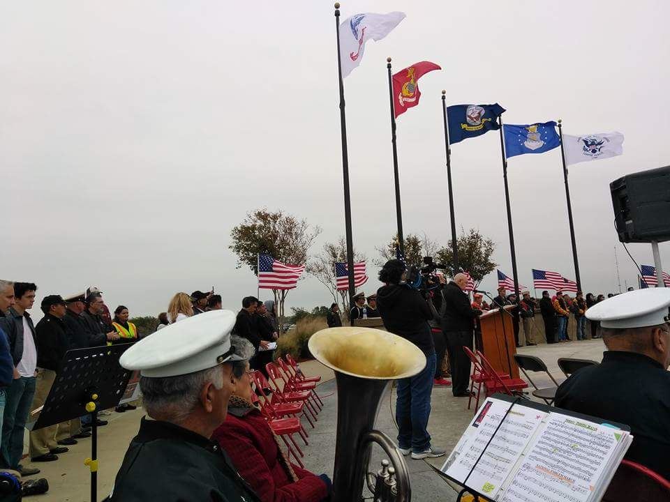 The Veterans Band sponsor the WAA ceremony and performs.