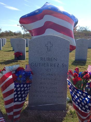 <i class="material-icons" data-template="memories-icon">stars</i><br/>Ruben  Gutierrez, Army<br/><div class='remember-wall-long-description'>
Ruben Gutierrez Sr.: My forever Hero, gone but never forgotten.</div><a class='btn btn-primary btn-sm mt-2 remember-wall-toggle-long-description' onclick='initRememberWallToggleLongDescriptionBtn(this)'>Learn more</a>