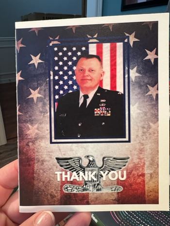 <i class="material-icons" data-template="memories-icon">card_giftcard</i><br/>Colonel Dennis  Harrington, Air Force<br/><div class='remember-wall-long-description'>Thanks for the Memories!

Miss You So Much,
Michael</div><a class='btn btn-primary btn-sm mt-2 remember-wall-toggle-long-description' onclick='initRememberWallToggleLongDescriptionBtn(this)'>Learn more</a>