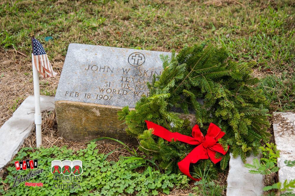 Mr. Dave, supervisor in charge of the cemetery made the task of identifying a veterans tomb easier by placing a flag on each one.