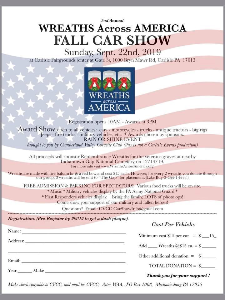 Carlisle Car Show Sept 22