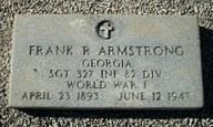 <i class="material-icons" data-template="memories-icon">chat_bubble</i><br/>Frank Reese Armstrong Sr.<br/><div class='remember-wall-long-description'>Frank Reese Armstrong Sr. Sergeant 327th Infantry, 82nd Division World War I April 23rd, 1893 - June 12th, 1947</div><a class='btn btn-primary btn-sm mt-2 remember-wall-toggle-long-description' onclick='initRememberWallToggleLongDescriptionBtn(this)'>Learn more</a>