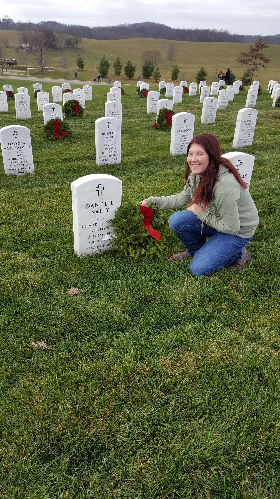 Every9one decorated a grave and whispered a prayer of thanks.