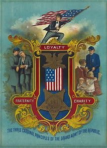 <i class="material-icons" data-template="memories-icon">account_balance</i><br/>GRAND ARMY OF THE REPUBLIC<br/><div class='remember-wall-long-description'>Remembering the Grand Army of the Republic (1866-1956). Civil War Union veterans' organization who helped veterans & families after the Civil War. Their legacy lives on today through their accomplishments. "Fraternity, Charity, & Loyalty" are the G.A.R.'s cardinal principles.</div><a class='btn btn-primary btn-sm mt-2 remember-wall-toggle-long-description' onclick='initRememberWallToggleLongDescriptionBtn(this)'>Learn more</a>
