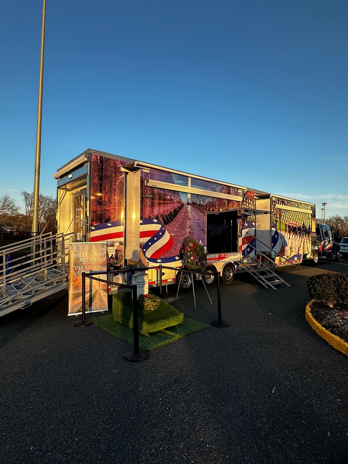 Mobile Education Exhibit welcomes veterans