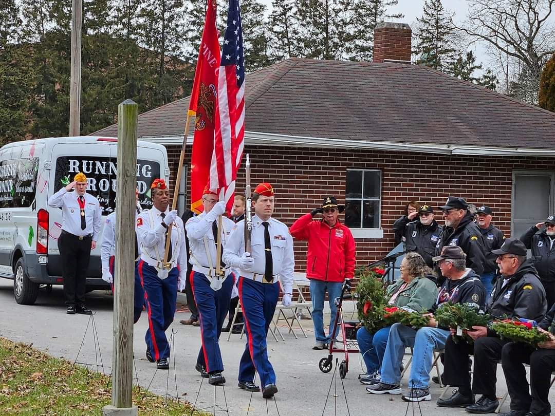 Marine Corp presented the colors opening ceremony<br>