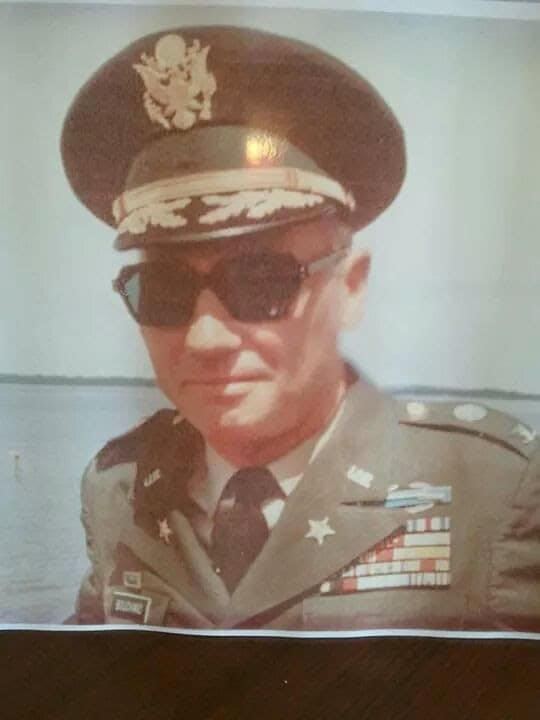 <i class="material-icons" data-template="memories-icon">chat_bubble</i><br/>Arthur J. "Gus" Bouchard<br/><div class='remember-wall-long-description'>My grandfather, Arthur J. "Gus" Bouchard, served for 29 years with the Army and North Carolina National Guard. He holds the Silver Star, two Bronze stars, a Purple Heart, and 13 ribbons for campaigns and other accomplishments. I am very proud of him and miss him dearly!</div><a class='btn btn-primary btn-sm mt-2 remember-wall-toggle-long-description' onclick='initRememberWallToggleLongDescriptionBtn(this)'>Learn more</a>