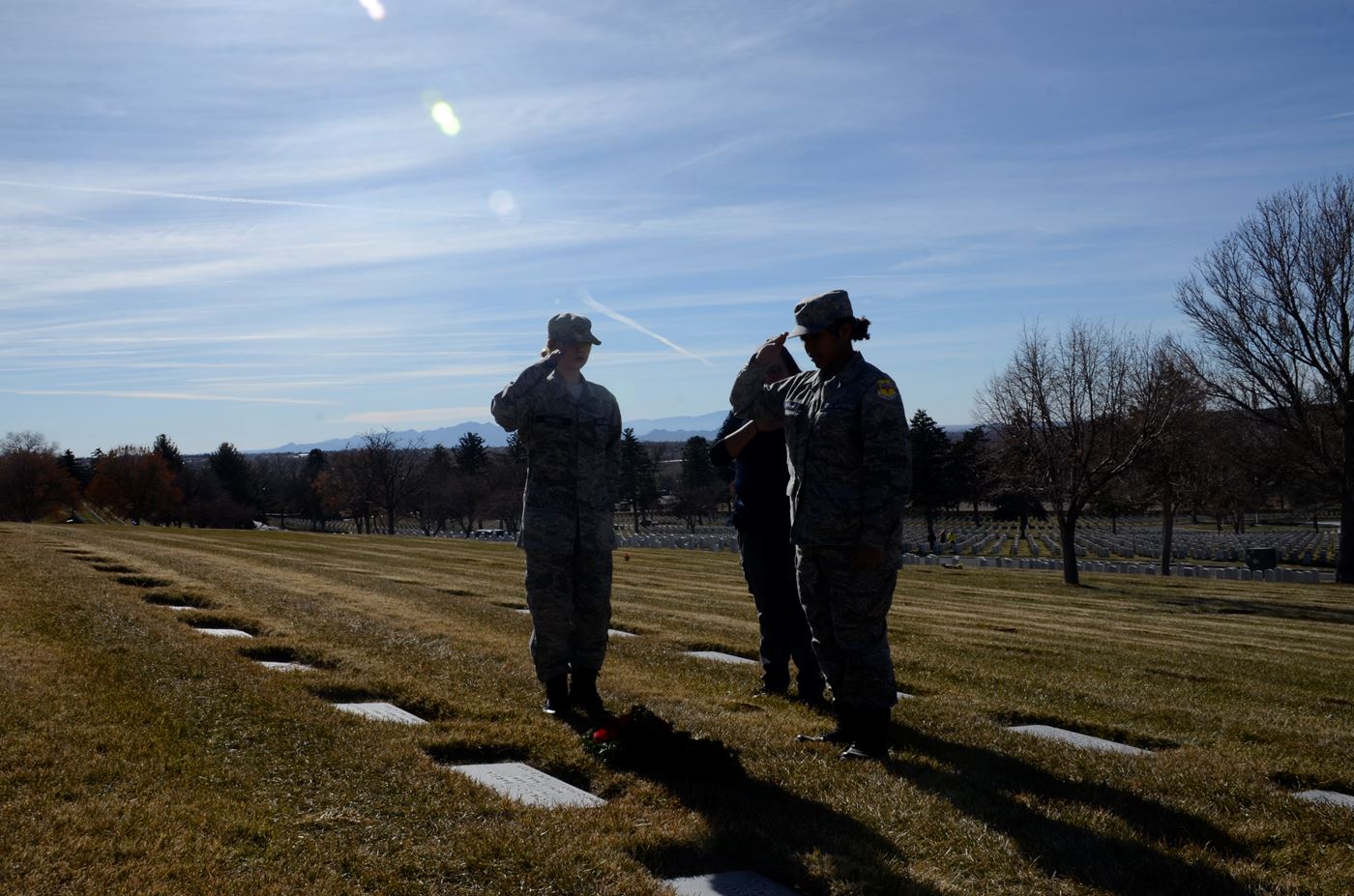 <p>Taos members render honors after a one of our cadets places a wreath on her grandfather's resting place.</p><p>Whether sponsoring a wreath for a family member or a stranger, your generosity has a huge impact.&nbsp;</p>