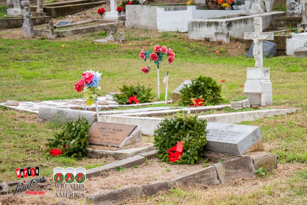 Our city cemetery does not a designated area for veterans but these happened to be close by.  Different branches, eras and ranks