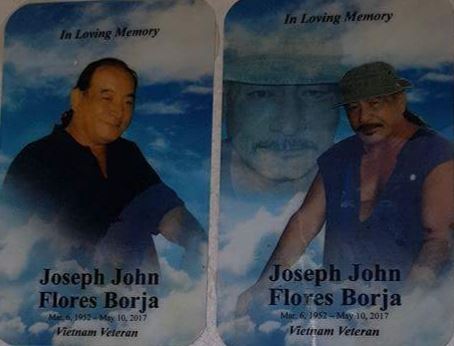 <i class="material-icons" data-template="memories-icon">stars</i><br/>Joseph Flores Borja, Army<br/>Posted by: Josie Flores<br/><div class='remember-wall-long-description'>Dad you have done great things as a friend, family, father and vietnam veteran</div><a class='btn btn-primary btn-sm mt-2 remember-wall-toggle-long-description' onclick='initRememberWallToggleLongDescriptionBtn(this)'>Learn more</a>