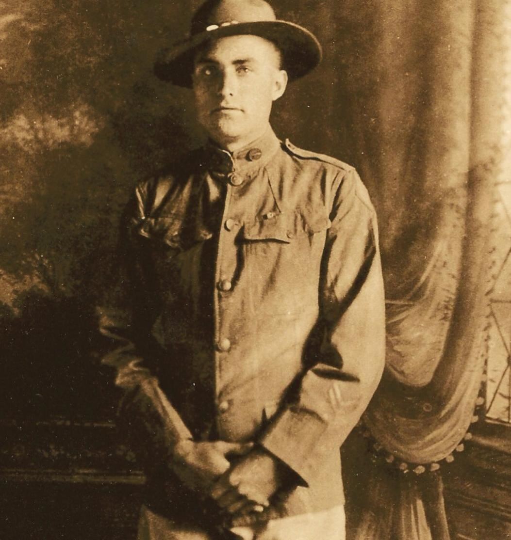 <i class="material-icons" data-template="memories-icon">chat_bubble</i><br/>Floyd Davis, Army<br/>Posted by: Shirleen Wilhelm<br/><div class='remember-wall-long-description'>World War I, Wagoner, Supply Company, 60th Infantry, United
States Army. He enlisted on the twenty-fifth of August 1917 at Ft.
Thomas, Kentucky, for the period of emergency. He served in Germany
and France. He was in the battles of Anould Sector, St. Die Sector,
Villers-en-Haye Sector, St. Mihiel, and Meuse-Argonne. He sustained
wounds on October 13, 1918. PVT Davis was Honorably Discharged from
the service of the United States on the 25 June 1919 by reason of desire to re-enlist
and ordered to Esch-Luxemburg, Germany for one year and was honorably
discharged in Germany on June 24, 1920 by reason of completion of term of
service. Character: Excellent</div><a class='btn btn-primary btn-sm mt-2 remember-wall-toggle-long-description' onclick='initRememberWallToggleLongDescriptionBtn(this)'>Learn more</a>