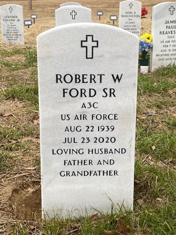 <i class="material-icons" data-template="memories-icon">message</i><br/>Robert W Ford Sr, Air Force<br/><div class='remember-wall-long-description'>Dad...thank you for your service to our country, and for your dedication and sacrifices for our family. You were a wonderful husband, father and grandfather, and we miss you every day. Thinking of you this Christmas & always! Love, Boyce (mom), Robert, Dana, Amanda, Connor, Jeff and Lauren.</div><a class='btn btn-primary btn-sm mt-2 remember-wall-toggle-long-description' onclick='initRememberWallToggleLongDescriptionBtn(this)'>Learn more</a>