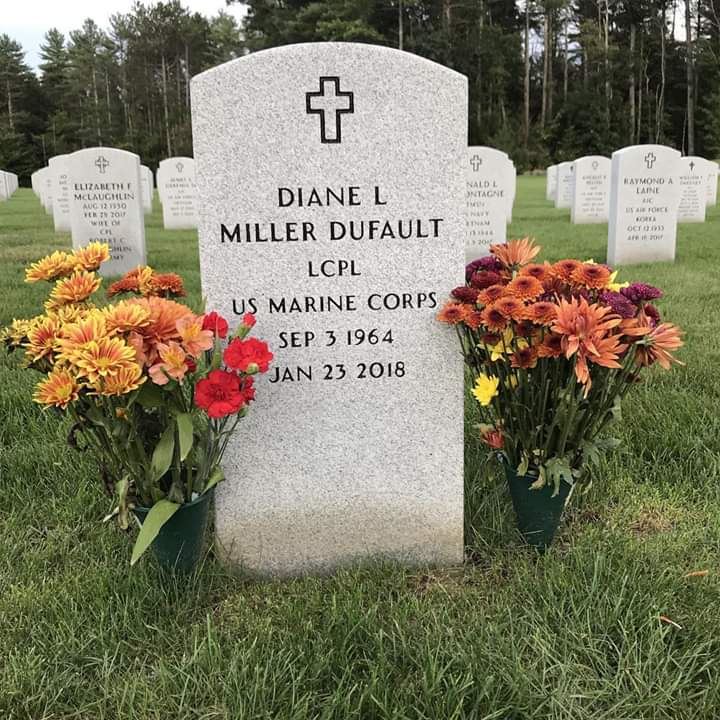 <i class="material-icons" data-template="memories-icon">message</i><br/>Diane L. Miller Dufault, LCPL<br/>Posted by: Suzan K.<br/><div class='remember-wall-long-description'>
  You are missed more then words can say, but you are forever in our hearts. I love you lil sister.</div><a class='btn btn-primary btn-sm mt-2 remember-wall-toggle-long-description' onclick='initRememberWallToggleLongDescriptionBtn(this)'>Learn more</a>