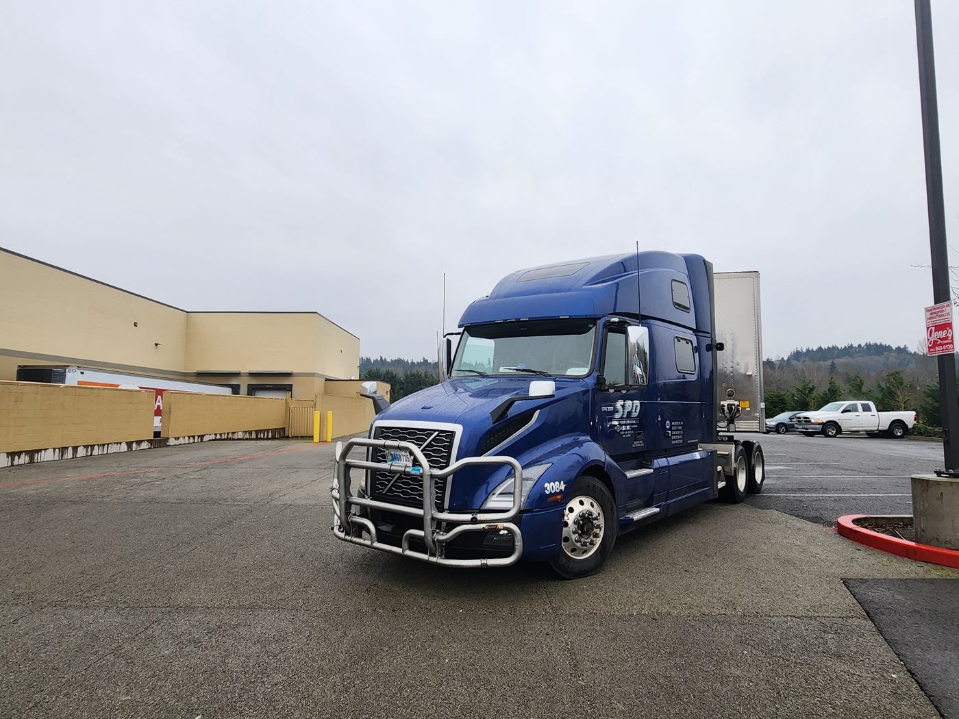 Dave Miller arrived with his truck were the first to arrive at the Assembly location for the 2024 Wreaths Across America Truck Escort Convoy on Friday,&nbsp; December 13th.&nbsp;