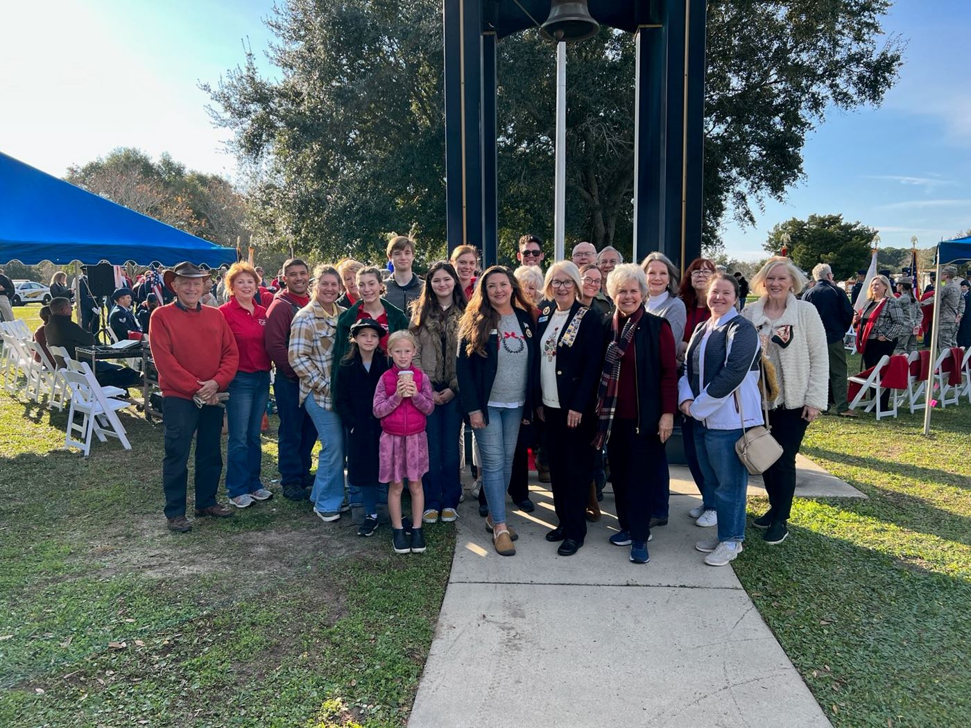 Choctawhatchee Bay Ch had a wonderful and meaningful day honoring our veterans at Beal Memorial Cemetary.  We were joined by the Snowden-Horne Society, N.S.C.A.R., the Emerald Coast SAR and the NWFMOA (Northwest FL Military Officers Association.)