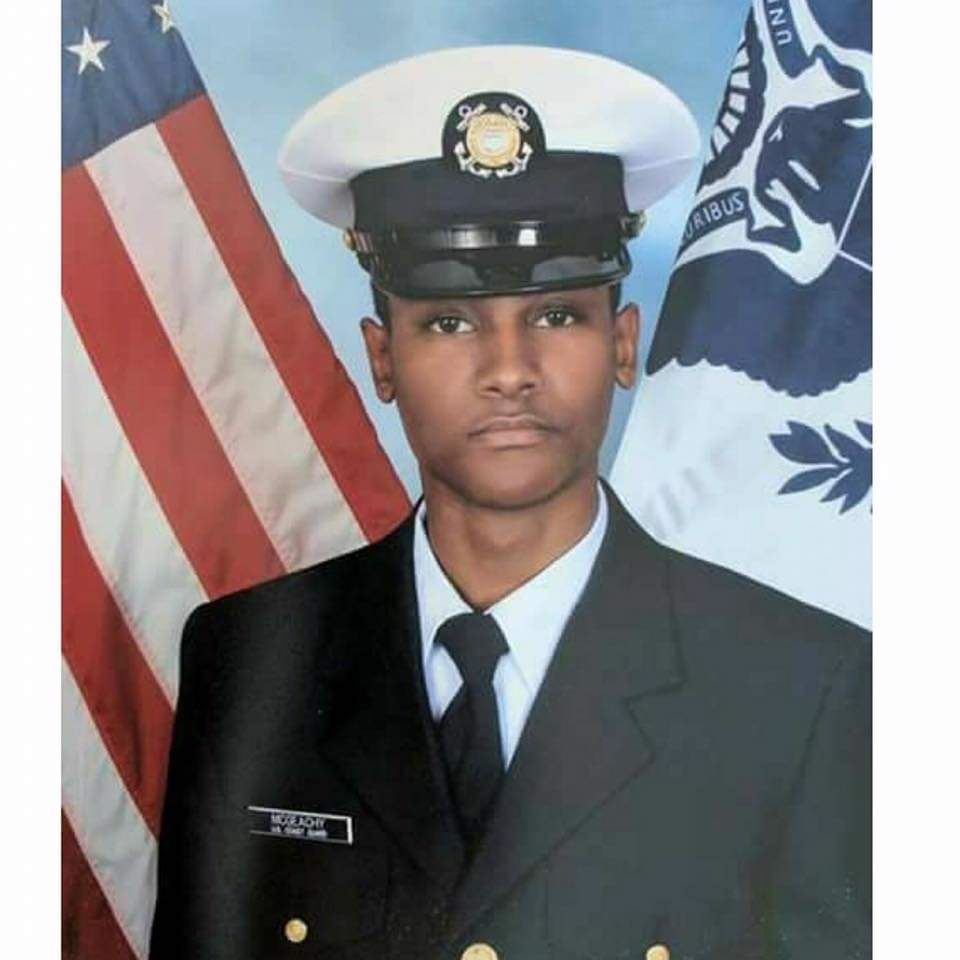 <i class="material-icons" data-template="memories-icon">stars</i><br/>Maleek McGeachy, Coast Guard<br/>Posted by: Rebecca M.<br/><div class='remember-wall-long-description'>Maleek, Missing you every day, wishing I could talk to you and hug you.</div><a class='btn btn-primary btn-sm mt-2 remember-wall-toggle-long-description' onclick='initRememberWallToggleLongDescriptionBtn(this)'>Learn more</a>