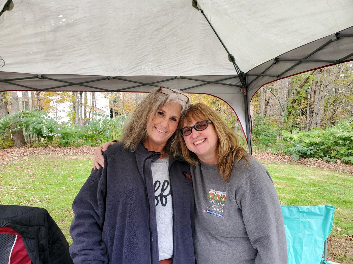 Enjoying a chilly day at our Wreaths Across America Benefit at the East Killingly VFW Post 4098