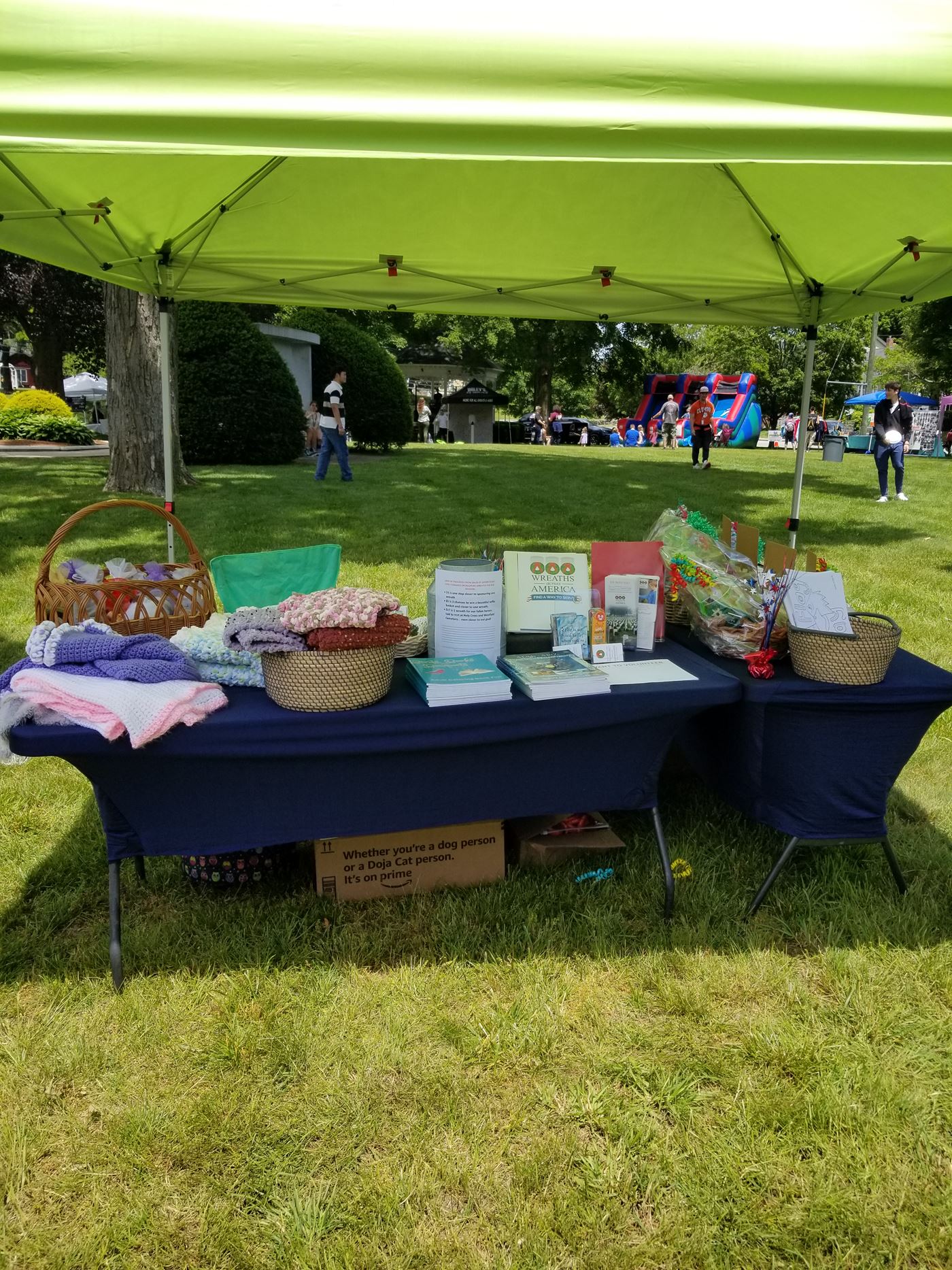 2nd Saturday #1 here in Killingly to raise sponsorships for our mission. It was hot and early in the year but we got an early start and met some great folks who pledged to join our mission.