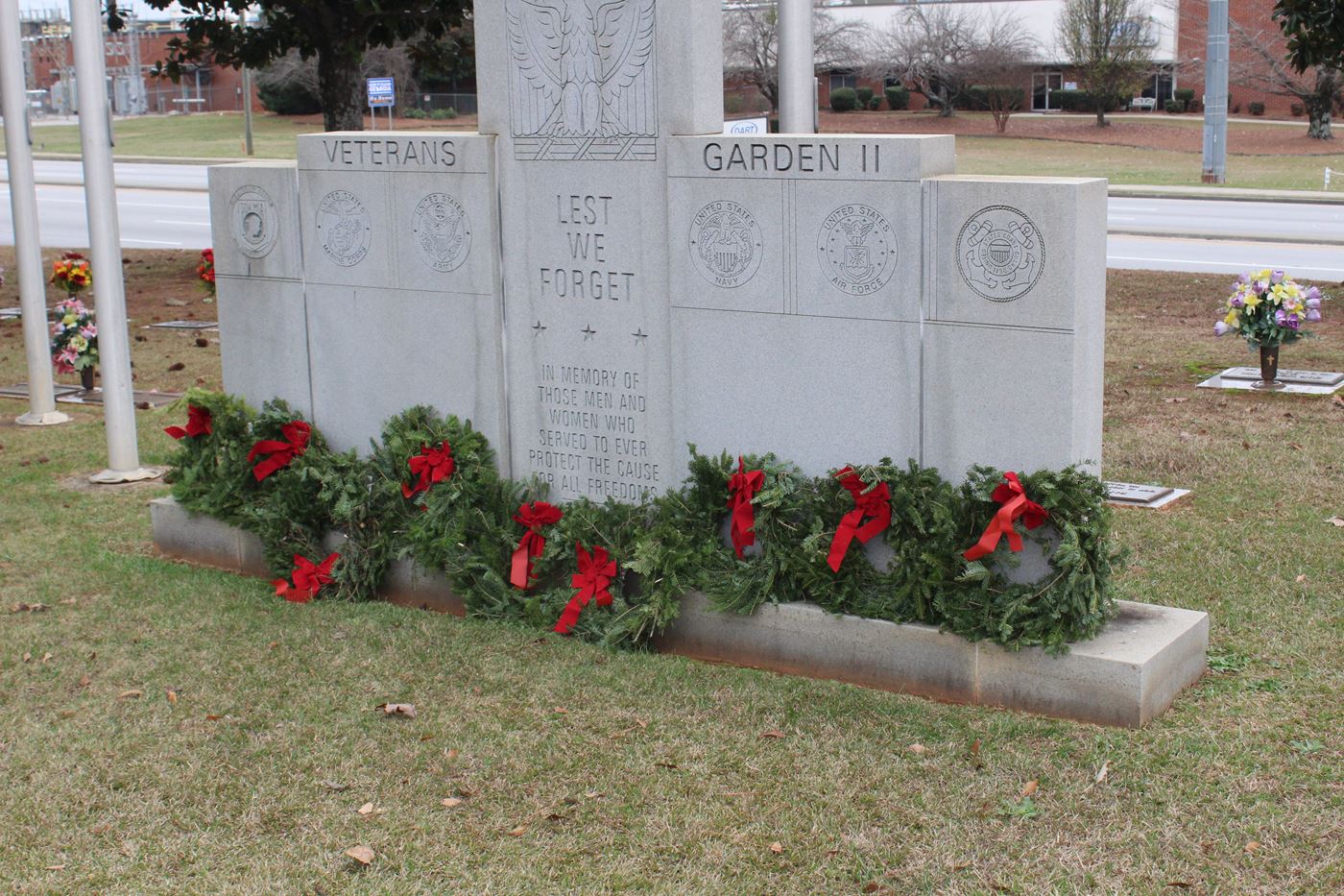 Veterans Memorial At Green Meadows Memorial Gardens