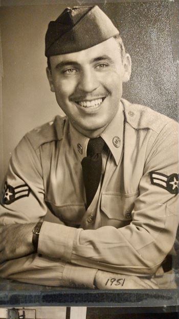 <i class="material-icons" data-template="memories-icon">account_balance</i><br/>Dominic J. Muscella, Air Force<br/><div class='remember-wall-long-description'>Thank you for your service in the Korean War and most importantly for me, being my Dad. Love you and miss you everyday! :(</div><a class='btn btn-primary btn-sm mt-2 remember-wall-toggle-long-description' onclick='initRememberWallToggleLongDescriptionBtn(this)'>Learn more</a>