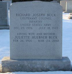 <i class="material-icons" data-template="memories-icon">account_balance</i><br/>LTC Richard Joseph  Buck<br/><div class='remember-wall-long-description'>LTC Richard Joseph Buck - Army. This heroic serviceman was instrumental in working side by side with my father-in-law in the Korean War. He speaks of him often in his stories from their service together, and our daughter visits his grave at Arlington Nation Cemetery couple of times a year. LTC Buck also served in Vietnam, and has been awarded 7 bronze stars, 2 with valor; 8 purple hearts, and 2 silver stars over his 17 years of service.</div><a class='btn btn-primary btn-sm mt-2 remember-wall-toggle-long-description' onclick='initRememberWallToggleLongDescriptionBtn(this)'>Learn more</a>