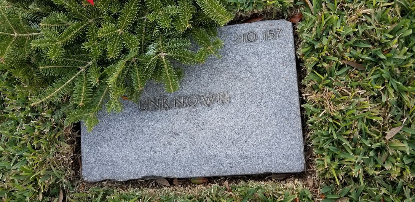 Janice Dietrich found this grave and we placed a wreath on it in 2019