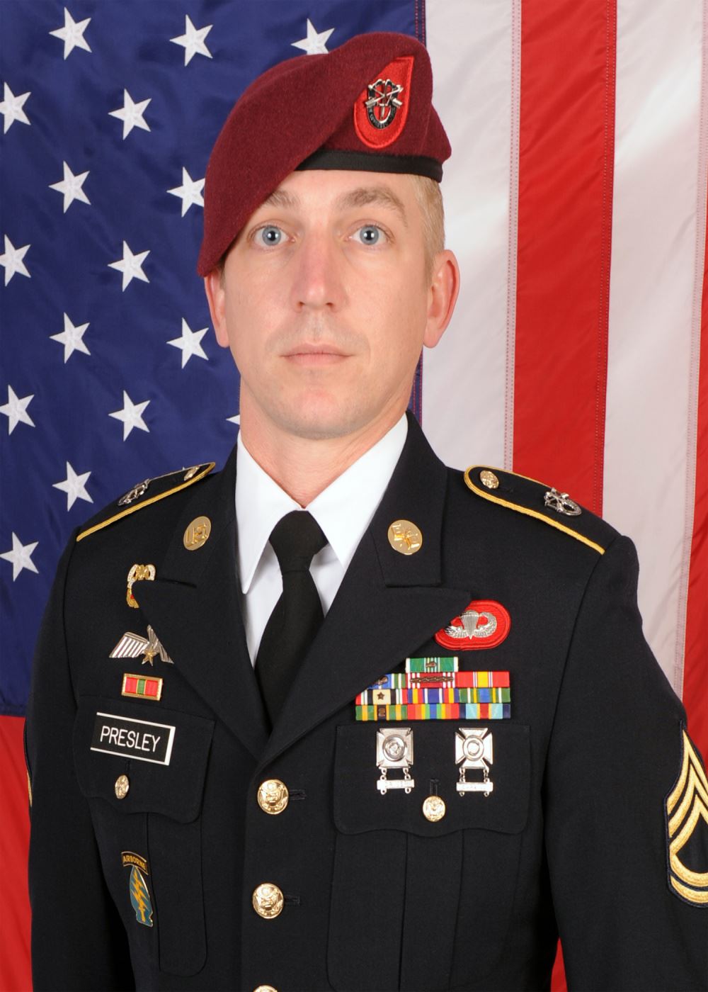 <i class="material-icons" data-template="memories-icon">account_balance</i><br/>SFC Levi Presley, Army<br/>Posted by: Gary Ward<br/><div class='remember-wall-long-description'>Rest in Peace. You are missed by your SF Family and they will always honor your heroism</div><a class='btn btn-primary btn-sm mt-2 remember-wall-toggle-long-description' onclick='initRememberWallToggleLongDescriptionBtn(this)'>Learn more</a>