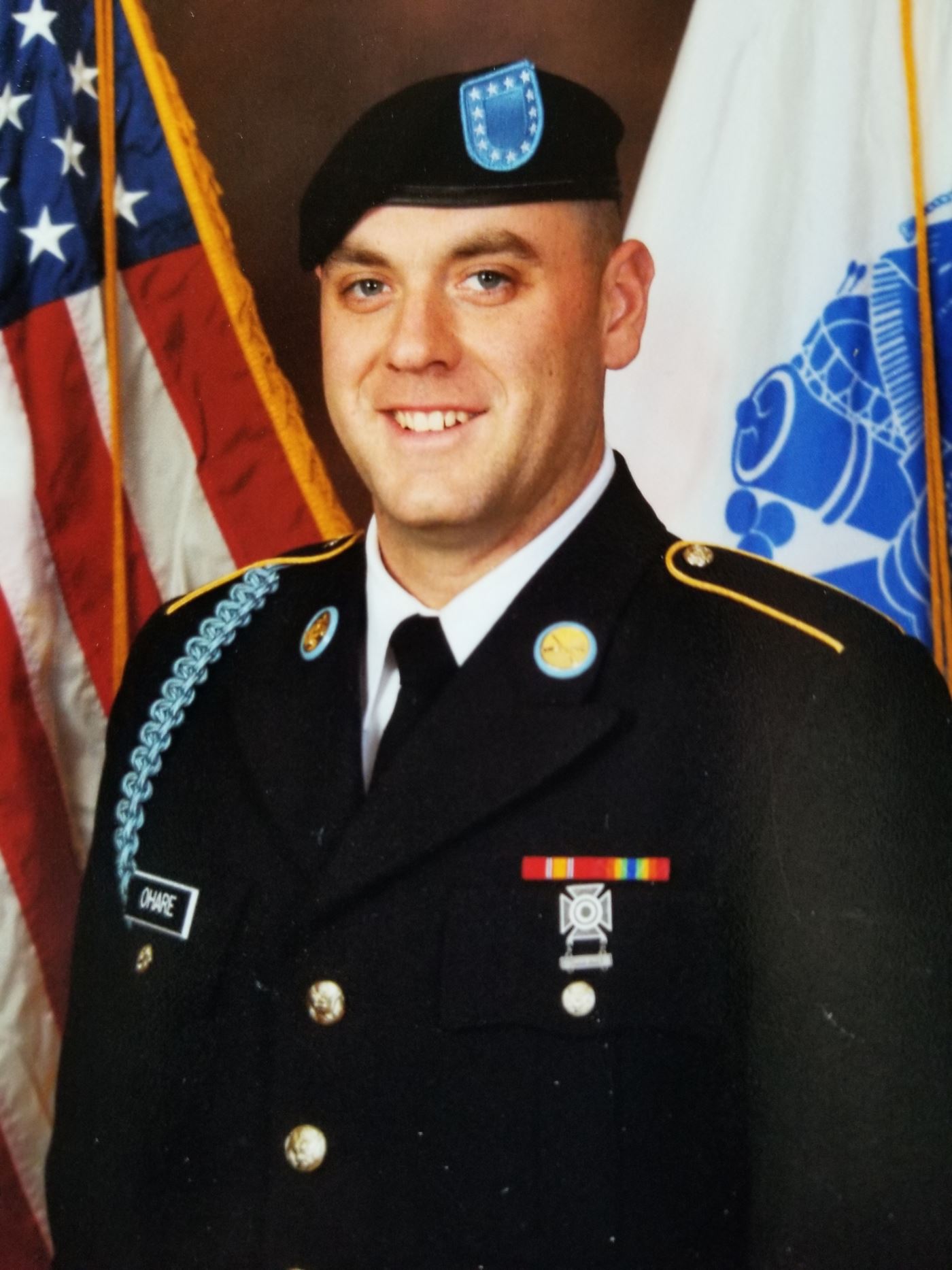 <i class="material-icons" data-template="memories-icon">cloud</i><br/>Robert O'Hare, Army<br/>Posted by: Cindie Ohare<br/><div class='remember-wall-long-description'>In memory of our son SPC Robert O'Hare US Army . We are so proud of you and miss you tremendously!</div><a class='btn btn-primary btn-sm mt-2 remember-wall-toggle-long-description' onclick='initRememberWallToggleLongDescriptionBtn(this)'>Learn more</a>