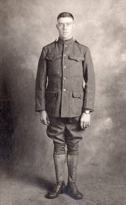 <i class="material-icons" data-template="memories-icon">message</i><br/>Vernon Johnson, Army<br/><div class='remember-wall-long-description'>Vern Johnson served as a young Private in WWI - he came home to live and serve in the Berthoud community for the rest of his life.</div><a class='btn btn-primary btn-sm mt-2 remember-wall-toggle-long-description' onclick='initRememberWallToggleLongDescriptionBtn(this)'>Learn more</a>