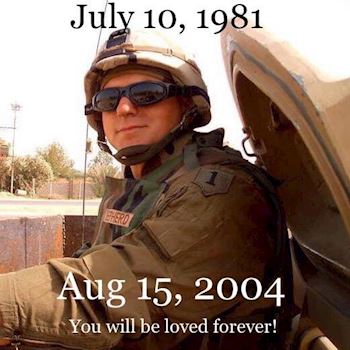 <i class="material-icons" data-template="memories-icon">cloud</i><br/>Sgt. Daniel Shepherd<br/><div class='remember-wall-long-description'>In Memory of our son Sgt. Daniel M. Shepherd 
07/10/1981-08/15/2004
So proud of you Danny. Always Loved ,Always remembered.</div><a class='btn btn-primary btn-sm mt-2 remember-wall-toggle-long-description' onclick='initRememberWallToggleLongDescriptionBtn(this)'>Learn more</a>
