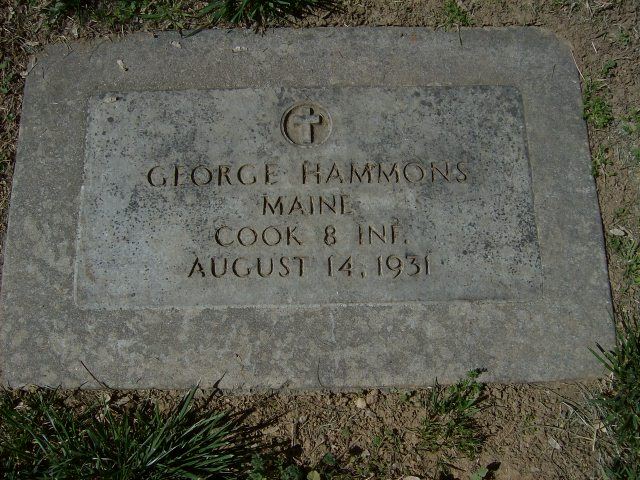 <i class="material-icons" data-template="memories-icon">account_balance</i><br/>George  Hammons, Army<br/>Passed on 8/14/1931<br/>Posted by: Floreen V.<br/><div class='remember-wall-long-description'>In memory of my great-grandfather who served.</div><a class='btn btn-primary btn-sm mt-2 remember-wall-toggle-long-description' onclick='initRememberWallToggleLongDescriptionBtn(this)'>Learn more</a>